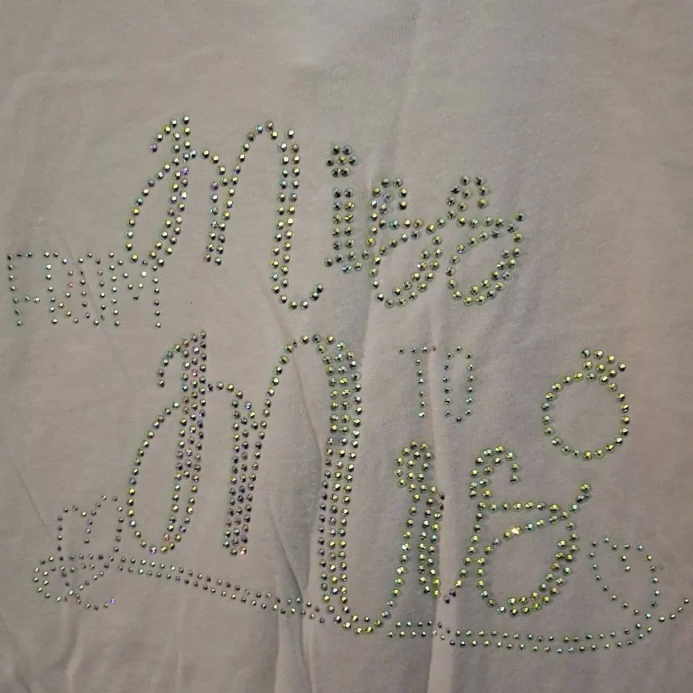 NNWT From Miss to Mrs Rhinestone Wedding Tee